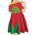 Cape Verde 1975-1992 Kid Short Sleeve Dress Coat Of Arms Grunge Style