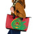 Cape Verde 1975-1992 Leather Tote Bag Coat Of Arms Grunge Style