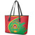 Cape Verde 1975-1992 Leather Tote Bag Coat Of Arms Grunge Style
