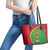 Cape Verde 1975-1992 Leather Tote Bag Coat Of Arms Grunge Style