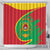 Cape Verde 1975-1992 Shower Curtain Coat Of Arms Grunge Style