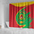 Cape Verde 1975-1992 Shower Curtain Coat Of Arms Grunge Style