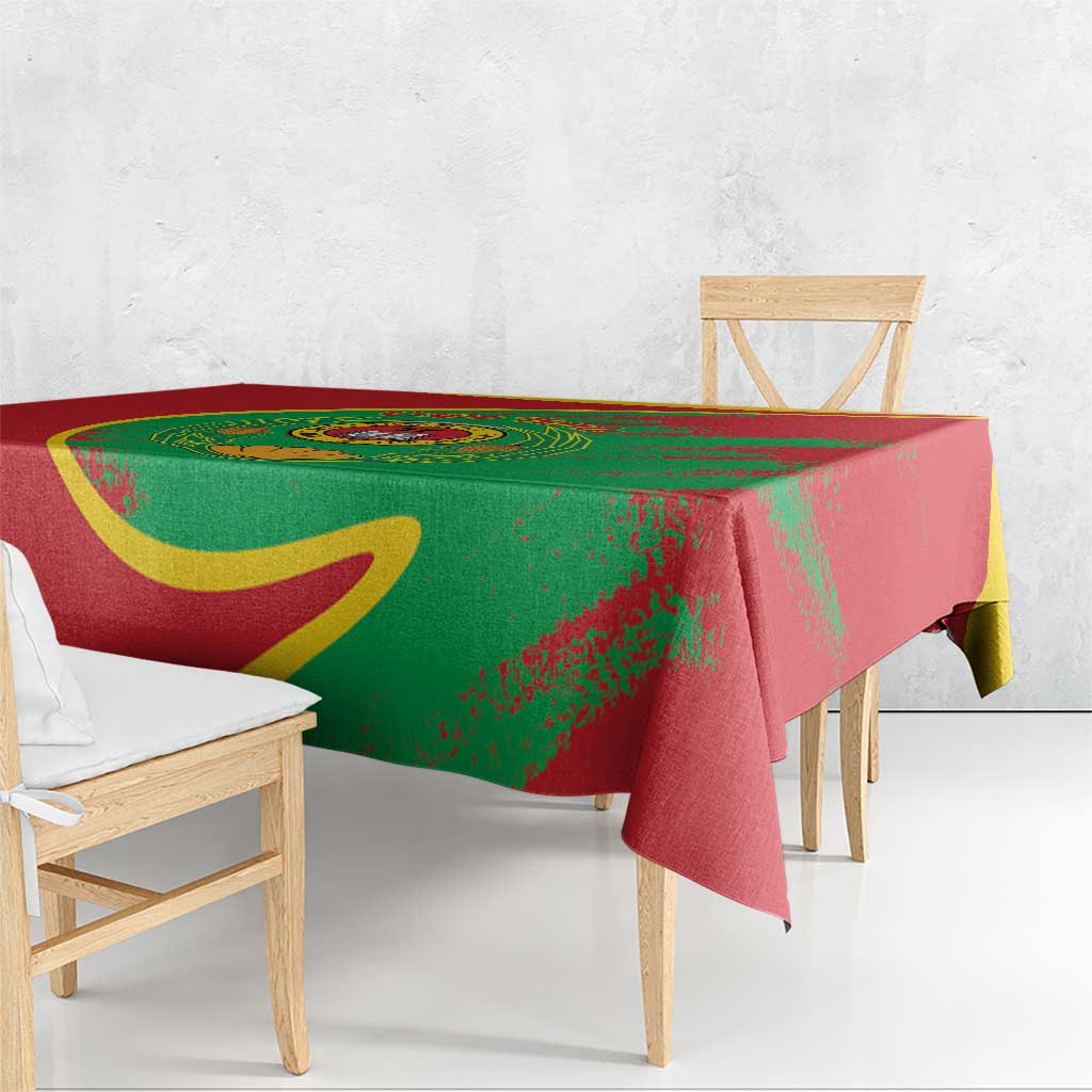 Cape Verde 1975-1992 Tablecloth Coat Of Arms Grunge Style