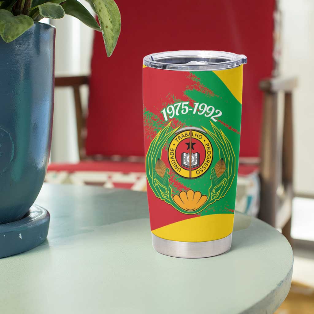 Cape Verde 1975-1992 Tumbler Cup Coat Of Arms Grunge Style