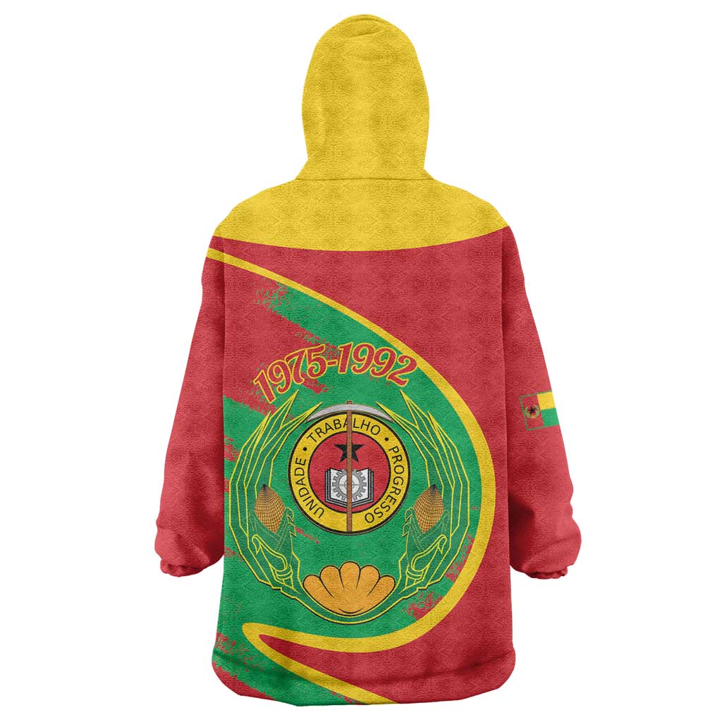 Cape Verde 1975-1992 Wearable Blanket Hoodie Coat Of Arms Grunge Style