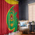 Cape Verde 1975-1992 Window Curtain Coat Of Arms Grunge Style