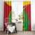 Cape Verde 1975-1992 Window Curtain Coat Of Arms Grunge Style