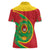 Cape Verde 1975-1992 Women Polo Shirt Coat Of Arms Grunge Style