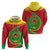 Cape Verde 1975-1992 Zip Hoodie Coat Of Arms Grunge Style