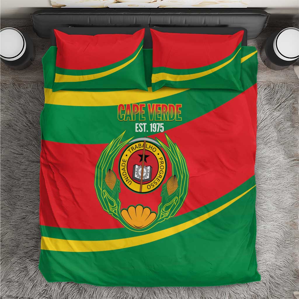 Cape Verde 1975-1992 Bedding Set Unidade Trabalho Progresso