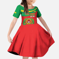 Cape Verde 1975-1992 Family Matching Long Sleeve Bodycon Dress and Hawaiian Shirt Unidade Trabalho Progresso
