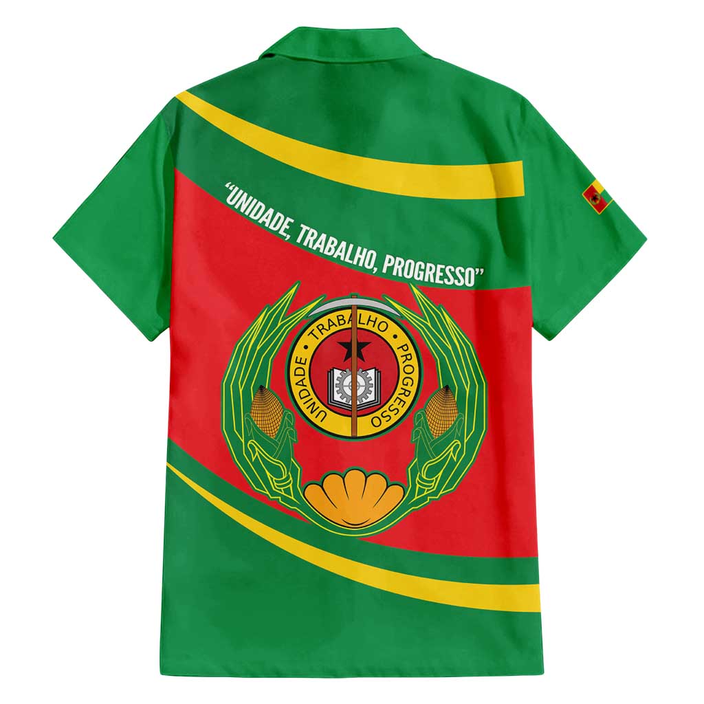 Cape Verde 1975-1992 Family Matching Long Sleeve Bodycon Dress and Hawaiian Shirt Unidade Trabalho Progresso