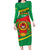 Cape Verde 1975-1992 Family Matching Long Sleeve Bodycon Dress and Hawaiian Shirt Unidade Trabalho Progresso