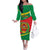 Cape Verde 1975-1992 Family Matching Off The Shoulder Long Sleeve Dress and Hawaiian Shirt Unidade Trabalho Progresso