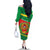 Cape Verde 1975-1992 Family Matching Off The Shoulder Long Sleeve Dress and Hawaiian Shirt Unidade Trabalho Progresso
