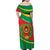 Cape Verde 1975-1992 Family Matching Off Shoulder Maxi Dress and Hawaiian Shirt Unidade Trabalho Progresso