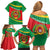 Cape Verde 1975-1992 Family Matching Off Shoulder Short Dress and Hawaiian Shirt Unidade Trabalho Progresso