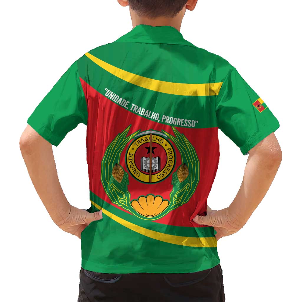 Cape Verde 1975-1992 Family Matching Puletasi and Hawaiian Shirt Unidade Trabalho Progresso