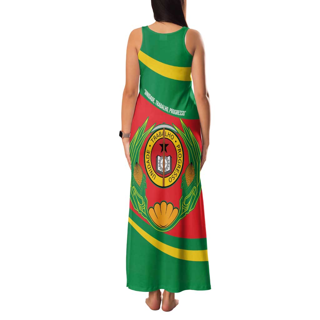 Cape Verde 1975-1992 Family Matching Tank Maxi Dress and Hawaiian Shirt Unidade Trabalho Progresso