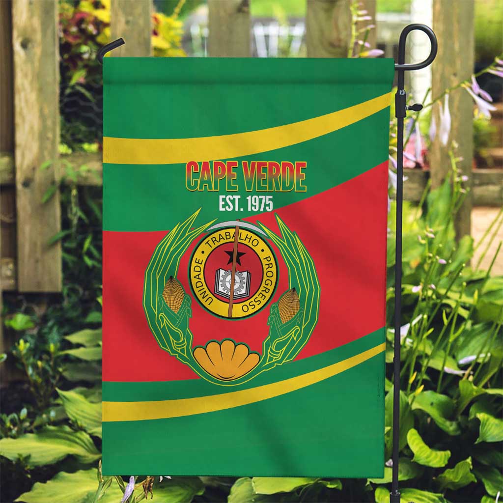 Cape Verde 1975-1992 Garden Flag Unidade Trabalho Progresso