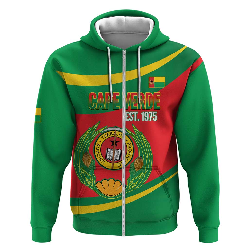 Cape Verde 1975-1992 Hoodie Unidade Trabalho Progresso
