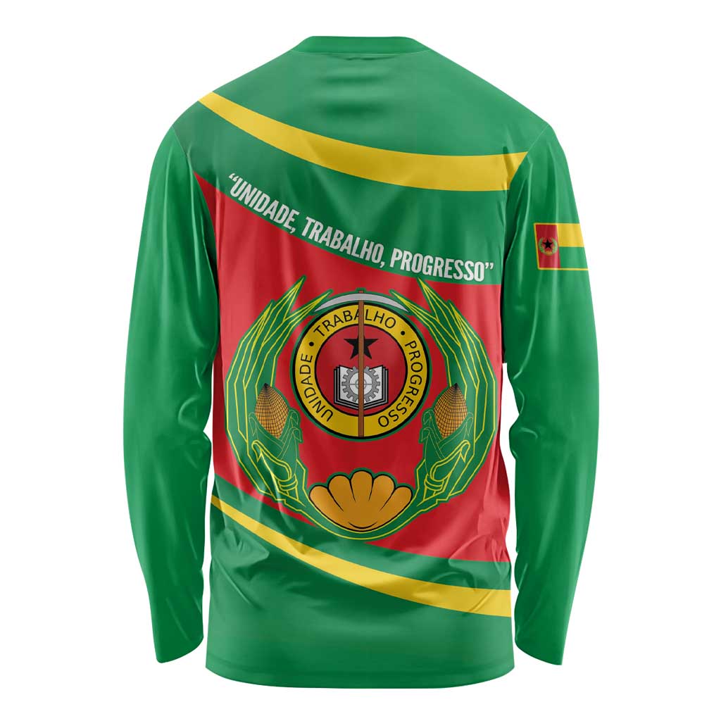 Cape Verde 1975-1992 Long Sleeve Shirt Unidade Trabalho Progresso