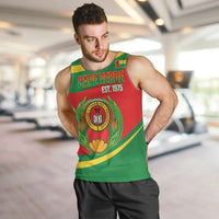Cape Verde 1975-1992 Men Tank Top Unidade Trabalho Progresso