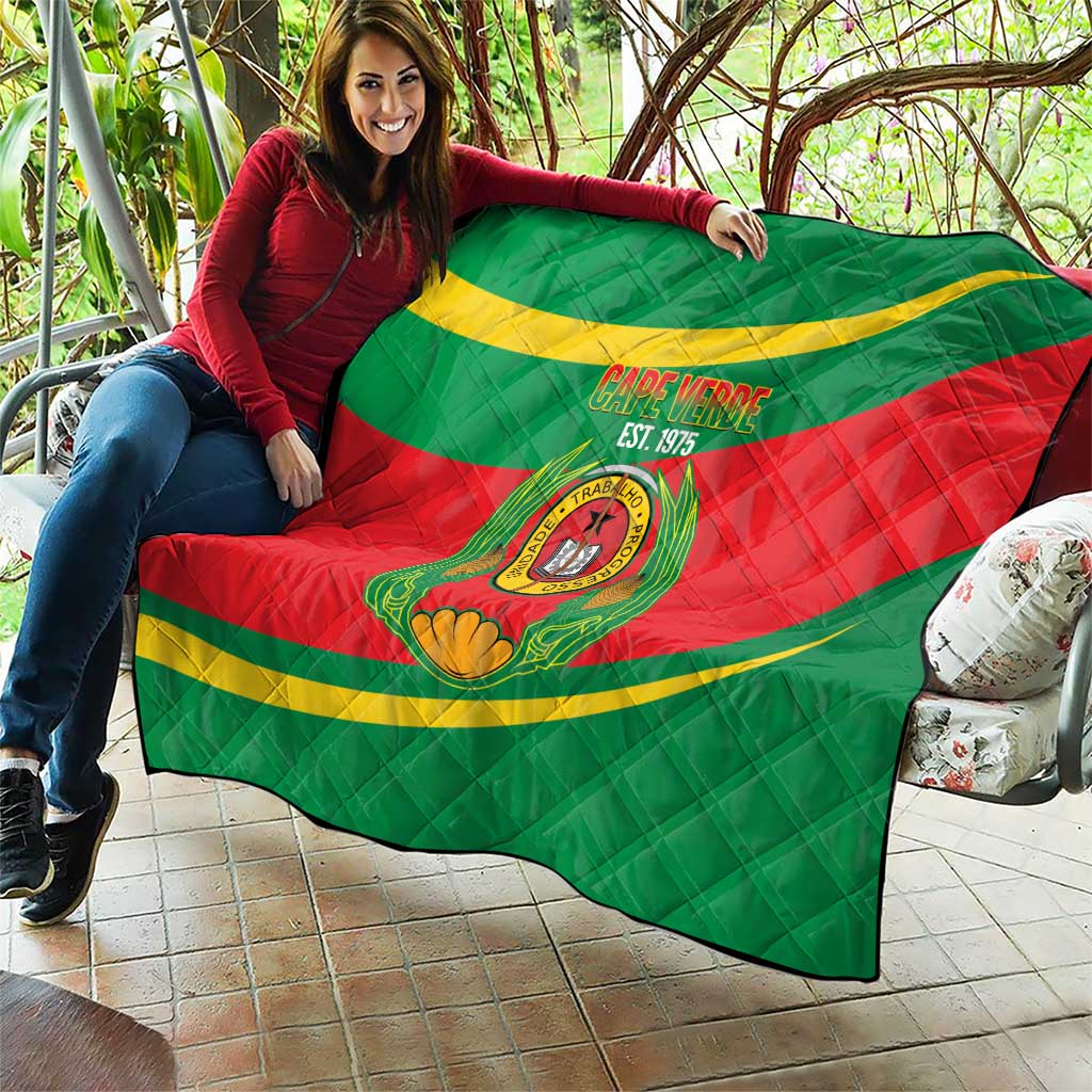 Cape Verde 1975-1992 Quilt Unidade Trabalho Progresso