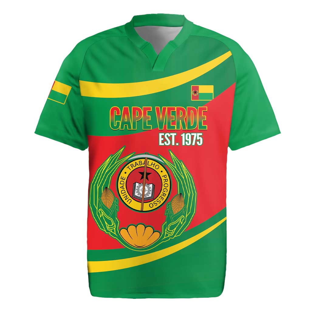Cape Verde 1975-1992 Rugby Jersey Unidade Trabalho Progresso