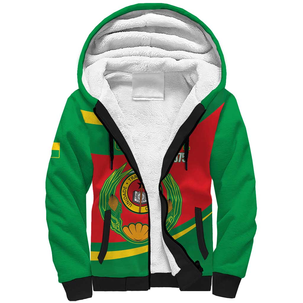 Cape Verde 1975-1992 Sherpa Hoodie Unidade Trabalho Progresso