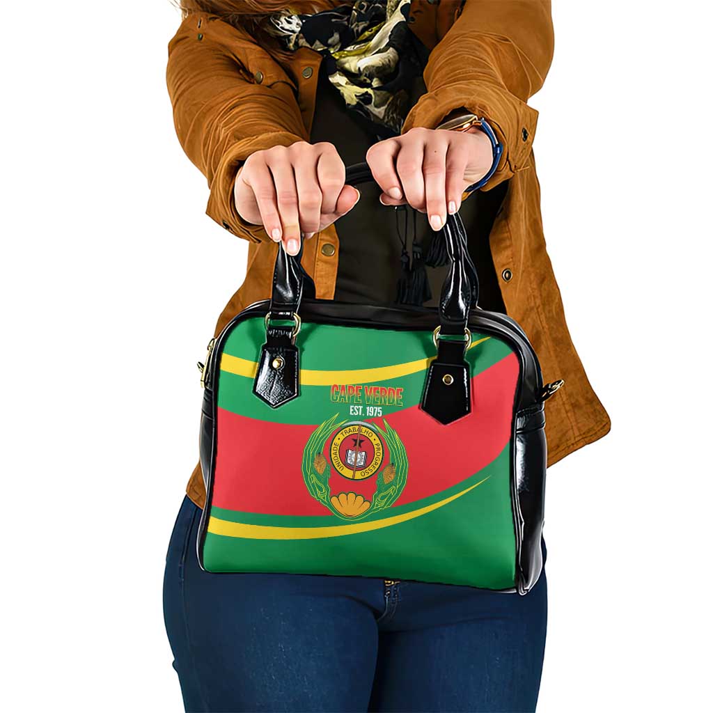 Cape Verde 1975-1992 Shoulder Handbag Unidade Trabalho Progresso