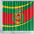 Cape Verde 1975-1992 Shower Curtain Unidade Trabalho Progresso