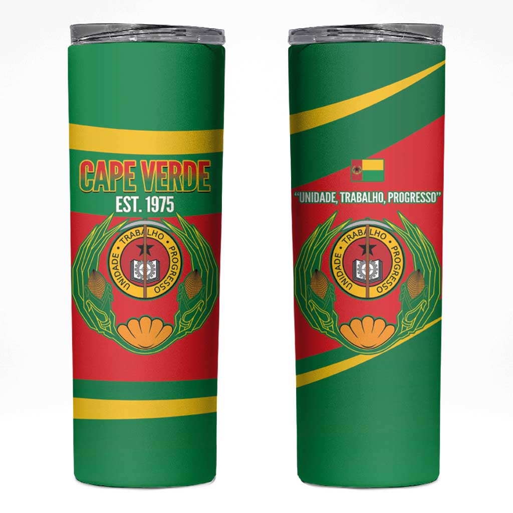 Cape Verde 1975-1992 Skinny Tumbler Unidade Trabalho Progresso