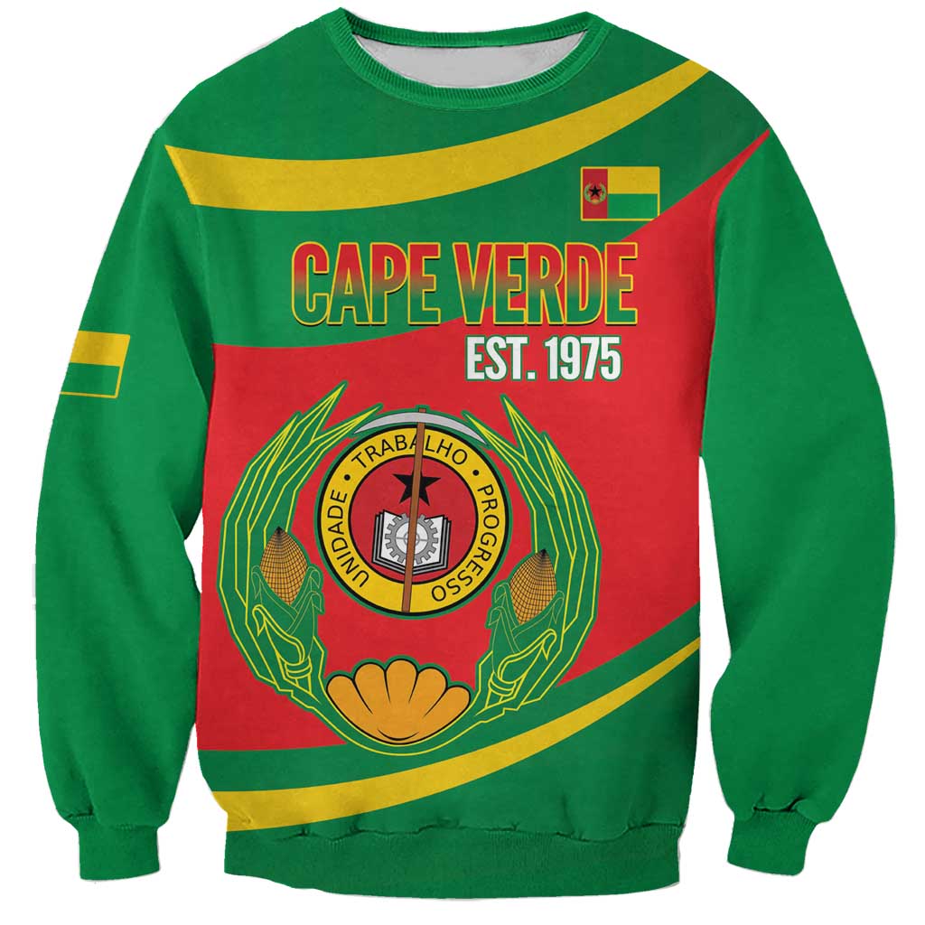 Cape Verde 1975-1992 Sweatshirt Unidade Trabalho Progresso