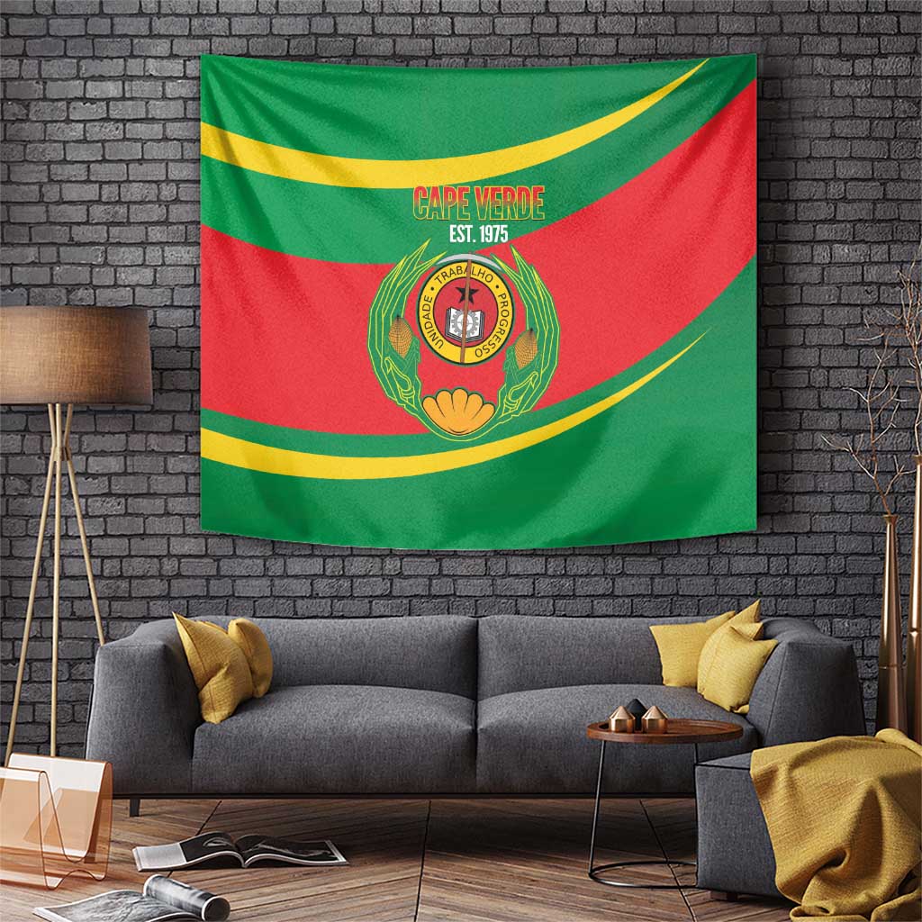 Cape Verde 1975-1992 Tapestry Unidade Trabalho Progresso