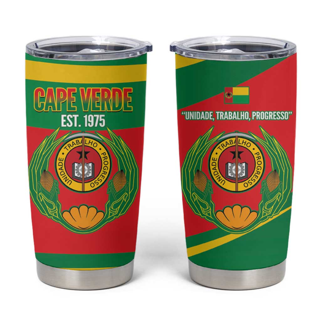 Cape Verde 1975-1992 Tumbler Cup Unidade Trabalho Progresso