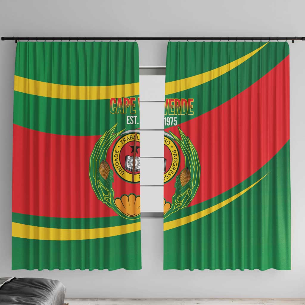 Cape Verde 1975-1992 Window Curtain Unidade Trabalho Progresso
