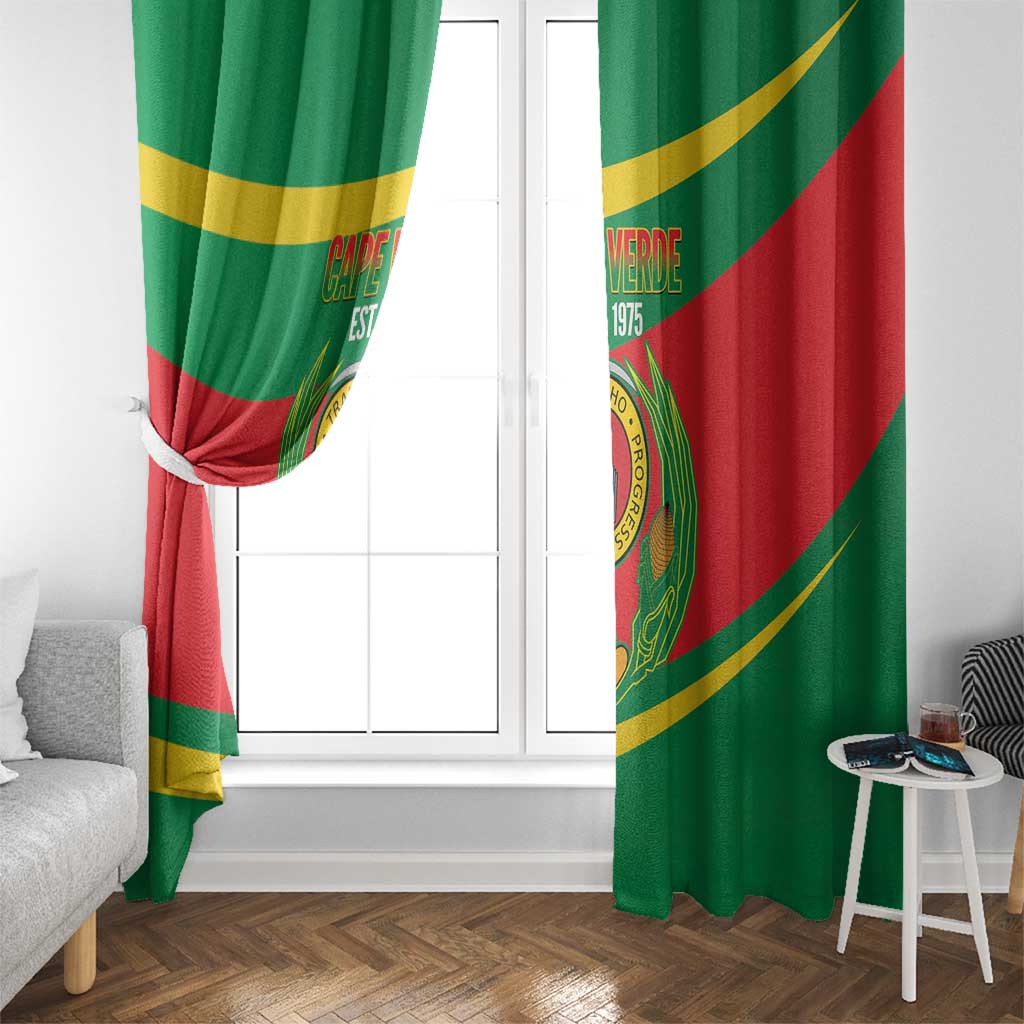 Cape Verde 1975-1992 Window Curtain Unidade Trabalho Progresso