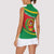 Cape Verde 1975-1992 Women Sleeveless Polo Shirt Unidade Trabalho Progresso