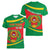 Cape Verde 1975-1992 Women V-Neck T-Shirt Unidade Trabalho Progresso