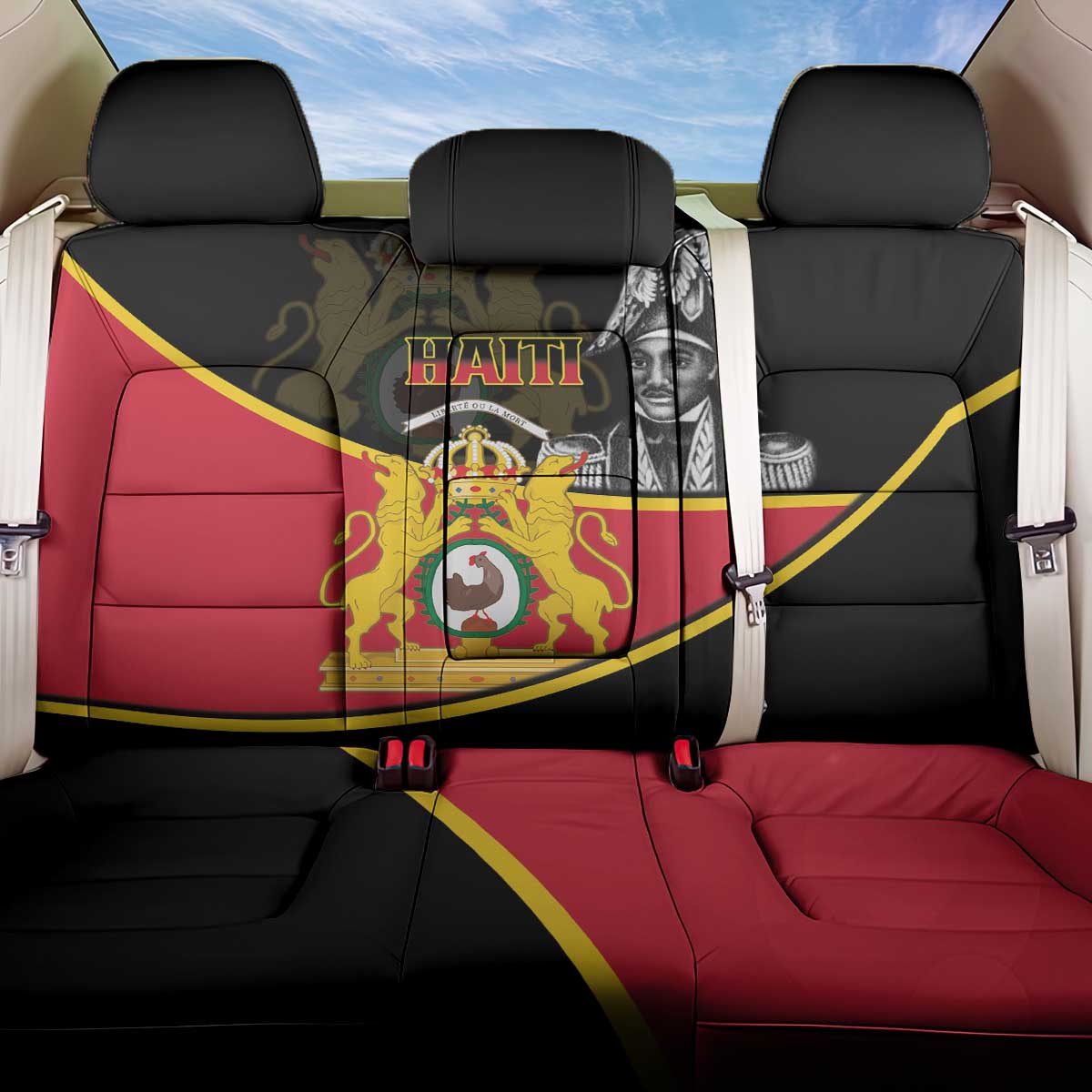 First Empire Of Haiti 1804-1806 Back Car Seat Cover Jean-Jacques Dessalines Liberte ou la Mort!