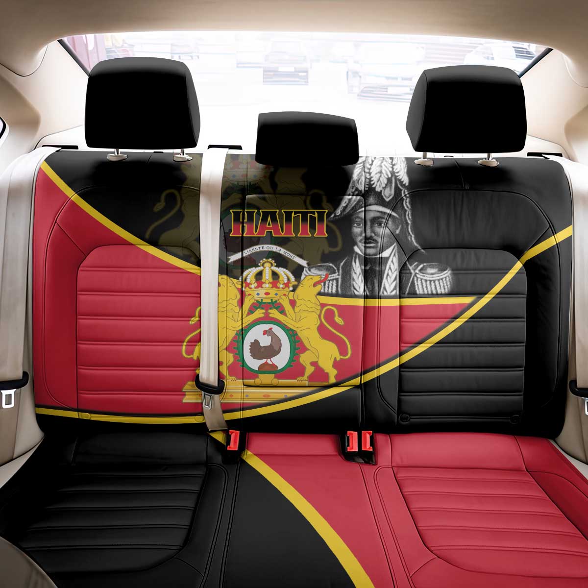 First Empire Of Haiti 1804-1806 Back Car Seat Cover Jean-Jacques Dessalines Liberte ou la Mort!
