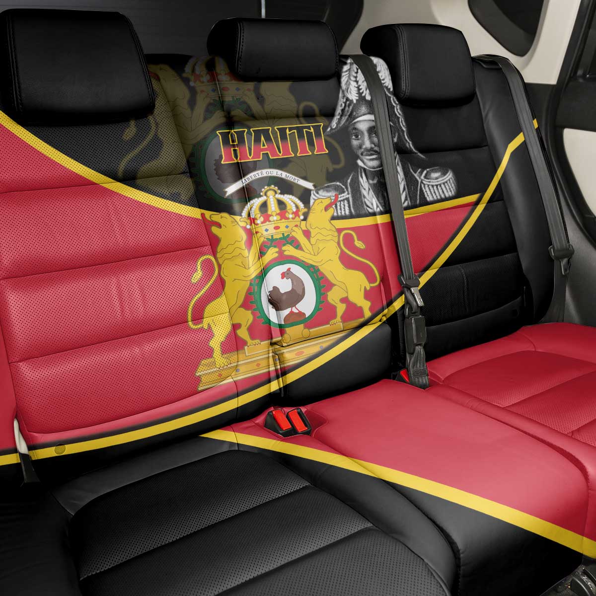 First Empire Of Haiti 1804-1806 Back Car Seat Cover Jean-Jacques Dessalines Liberte ou la Mort!