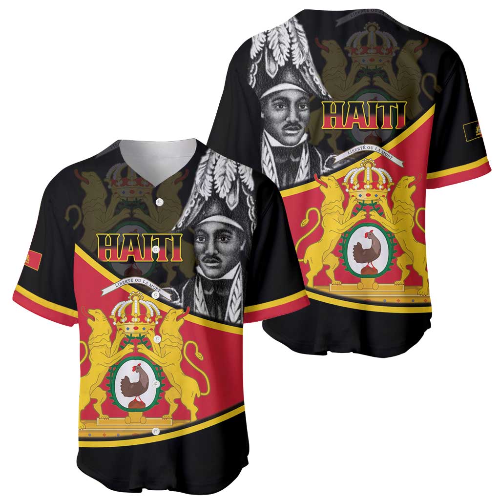 First Empire Of Haiti 1804-1806 Baseball Jersey Jean-Jacques Dessalines Liberte ou la Mort!