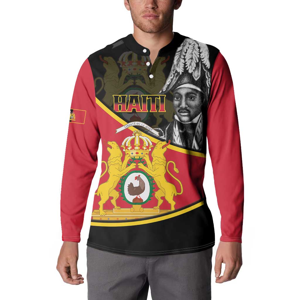 First Empire Of Haiti 1804-1806 Button Sweatshirt Jean-Jacques Dessalines Liberte ou la Mort!