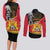 First Empire Of Haiti 1804-1806 Couples Matching Long Sleeve Bodycon Dress and Long Sleeve Button Shirt Jean-Jacques Dessalines Liberte ou la Mort!