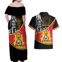 First Empire Of Haiti 1804-1806 Couples Matching Off Shoulder Maxi Dress and Hawaiian Shirt Jean-Jacques Dessalines Liberte ou la Mort!