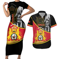 First Empire Of Haiti 1804-1806 Couples Matching Short Sleeve Bodycon Dress and Hawaiian Shirt Jean-Jacques Dessalines Liberte ou la Mort!