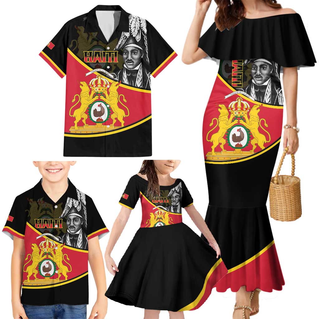 First Empire Of Haiti 1804-1806 Family Matching Mermaid Dress and Hawaiian Shirt Jean-Jacques Dessalines Liberte ou la Mort!