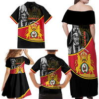 First Empire Of Haiti 1804-1806 Family Matching Off Shoulder Maxi Dress and Hawaiian Shirt Jean-Jacques Dessalines Liberte ou la Mort!